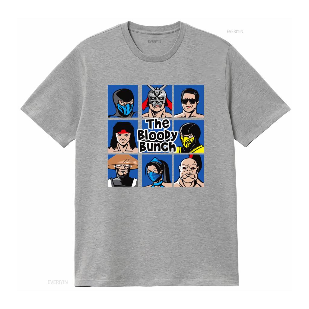 The Bloody Bunch Video Game Fighter Retro Style T Shirt Vintage Homme Streetwear Versatile Top For Everyday Wear Stylish
