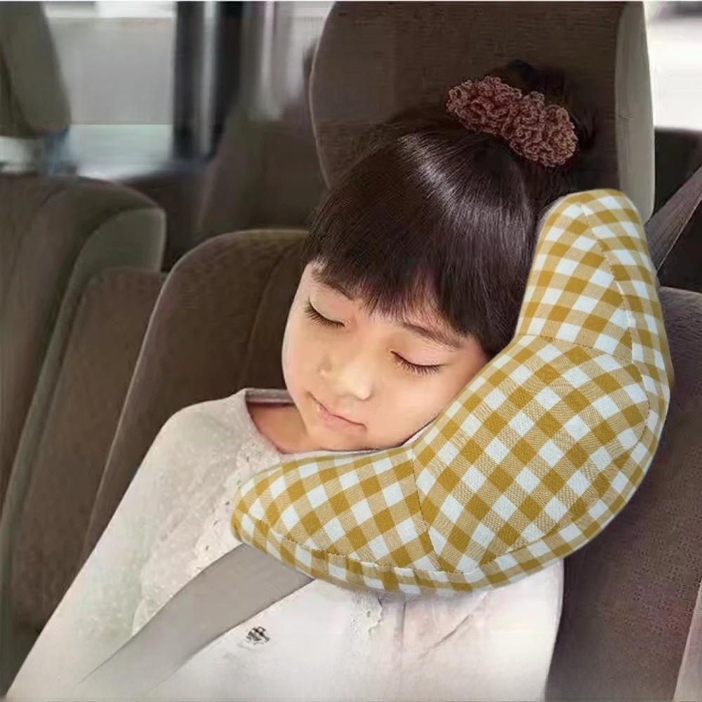 Adjustable Neck Support Pillow Stickable Travel Head Rest Kids Shoulder Pad  Car Travel