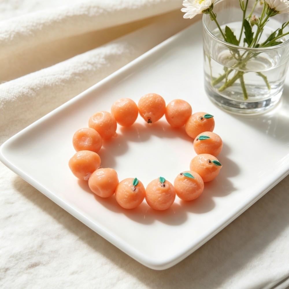 Cartoon Summer Dopamine Wrist Jewelry Resin Y2K Beaded Bracelet School Daily Casual Wear