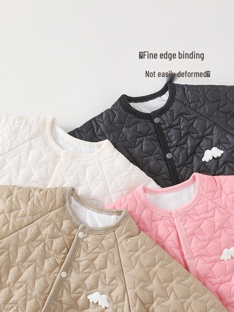 Noworodek Pikowany Wiosenny Pajacyk - Ciepłe Ubranka Niemowlęce z Długim Rękawem