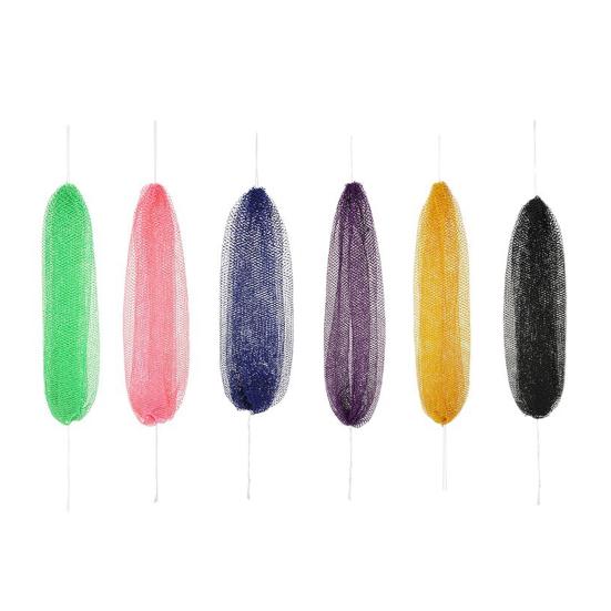 Exfoliating Bath Net Sponge Body Scrub Towel Gentle Exfoliation Quick-Drying Mesh Sponge with Hanging String Spa Shower Accessory