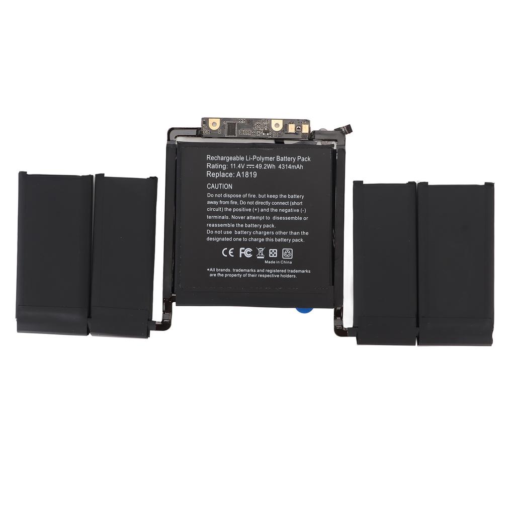 A1706 Laptop Battery for OS X Laptop Pro 13 Inch MLH12LL A MLVP2LL A MNQF2LL A MNQG2LL A MPXW2LL A A1819 Laptop Battery