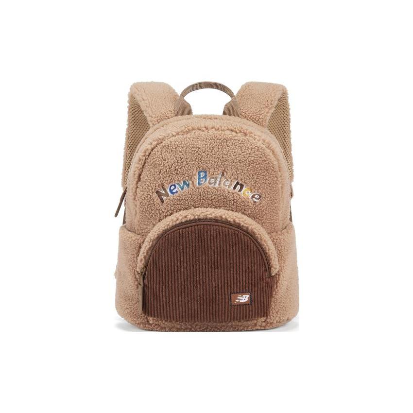 New New Balance Polyester Backpack Regular Women's Light Brown 8PD4E013