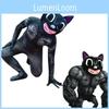 Scary Cartoon Cat Cosplay Costume Suit Perfect For Halloween Party And Theme Activities!