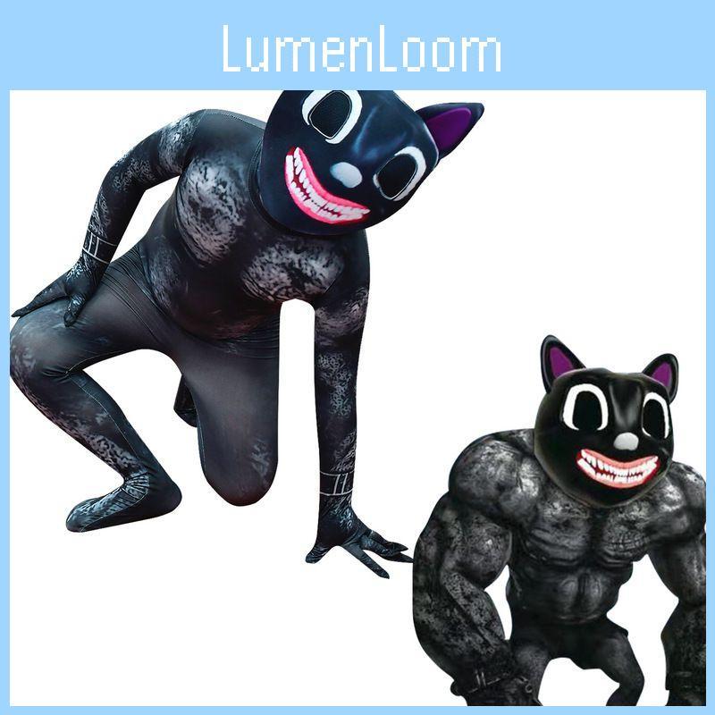 Scary Cartoon Cat Cosplay Costume Suit Perfect For Halloween Party And Theme Activities!