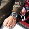 POEDAGAR Fashion Brand Men's Watch Luminous Waterproof Date Sports Male Watch Chronograph Silicone Quartz Watches For Man Reloj