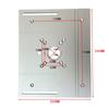 Professional Wood Router Lift Assembly Aluminum Alloy Base Plate 240x200mm Size Manual Adjustment Woodworking Station