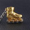 Roller Skate Car Key Ring Bag Holder Skate Key Chain Key Chain Skating Pendant Single row skating