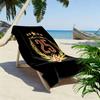 Number 25 Print Beach Towel, Large Soft Quick Dry Towel for Beach Camping Swimming