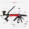Popular 16-in-1 Multi-functional Car Axe Hammer Emergency Tool for Camping and Outdoors