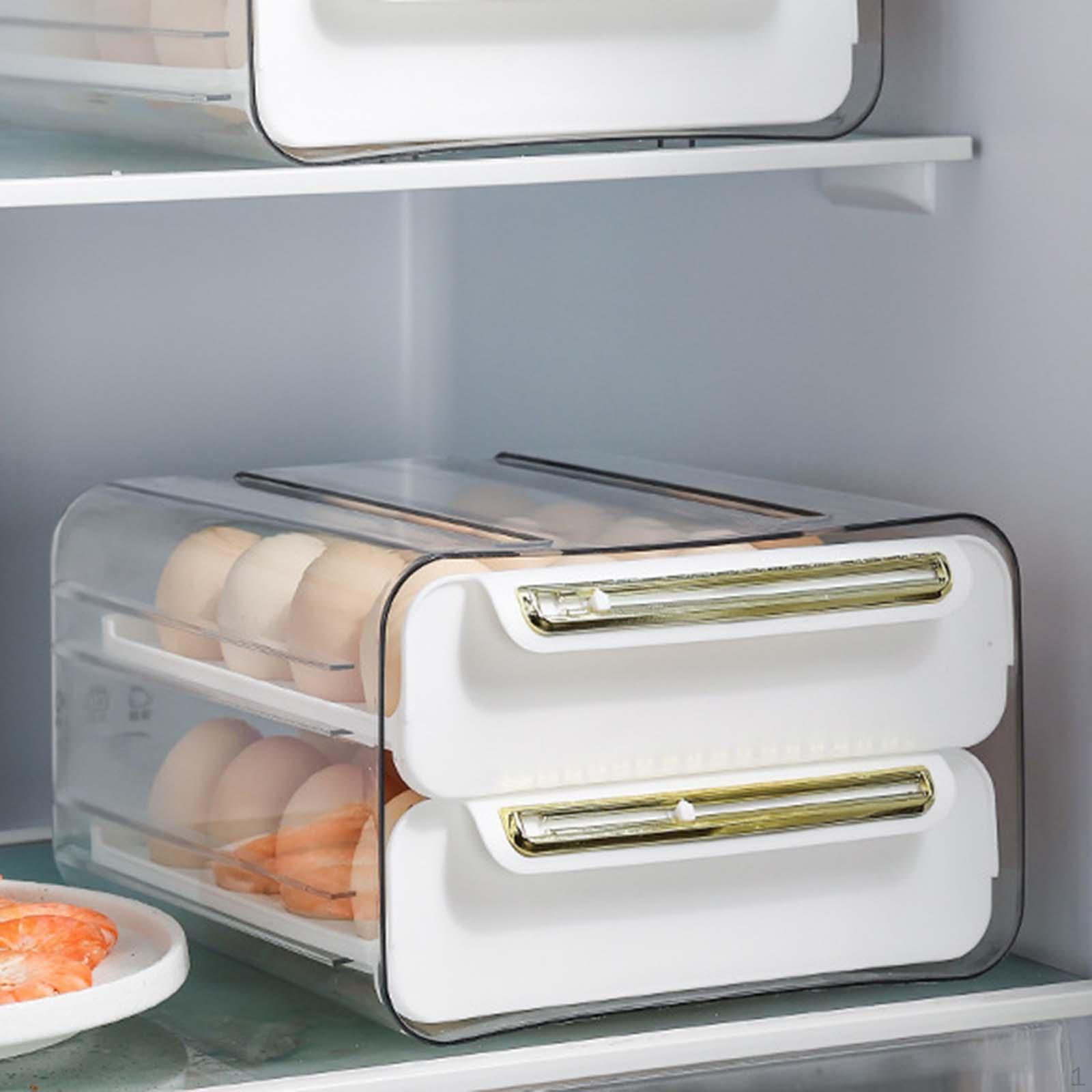 

Прозрачный контейнер для хранения яиц для организации холодильника и кухни Double Scale