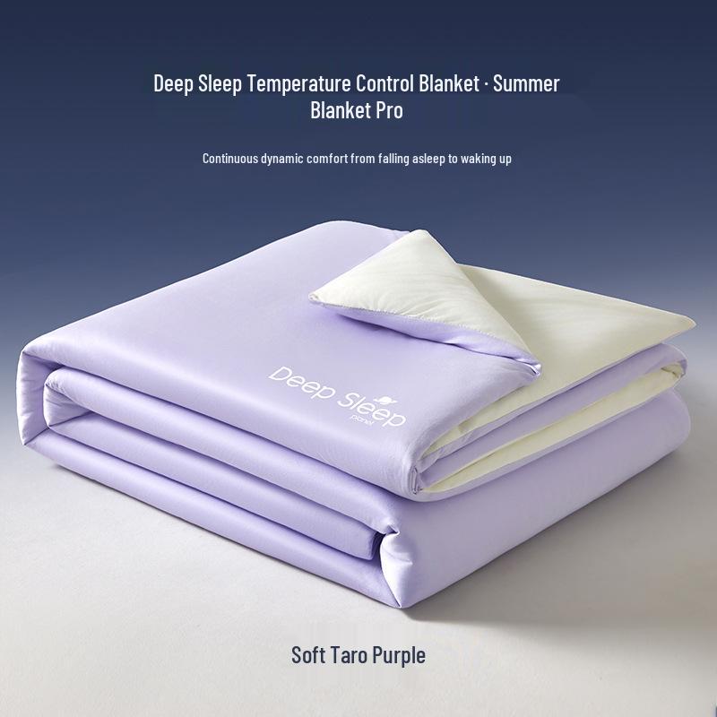 Breathable Cotton Summer Quilt for Cool Sleep - Temperature Control, Comfortable, for Single or Double Bed