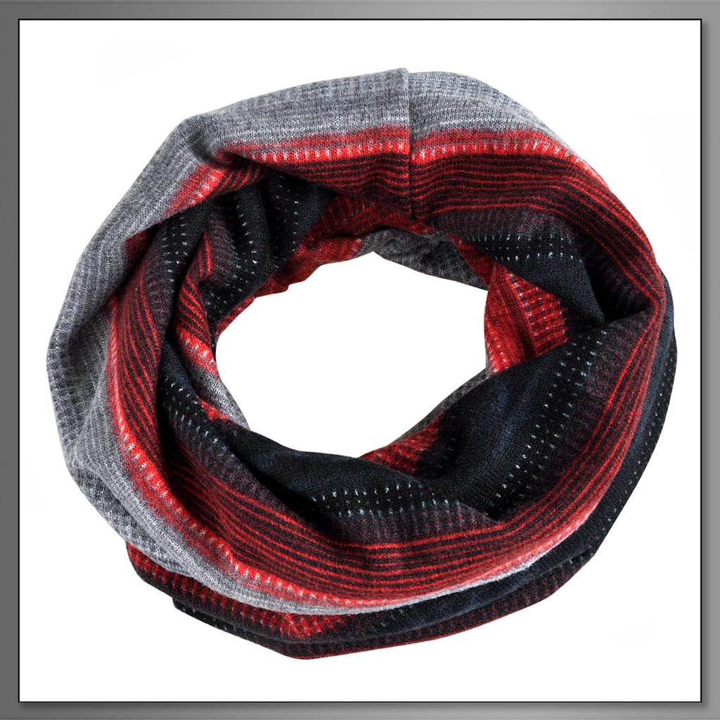 Buzz Selection CAP758 Knit Cap with Striped and (Blue, Fleece-Lined), 2-Way Pattern, Men's Women's