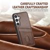 AZNS K1 Series For Samsung Galaxy A56 5G Case Calf Texture Anti-Drop PU+TPU Phone Cover with 2 Card Slot