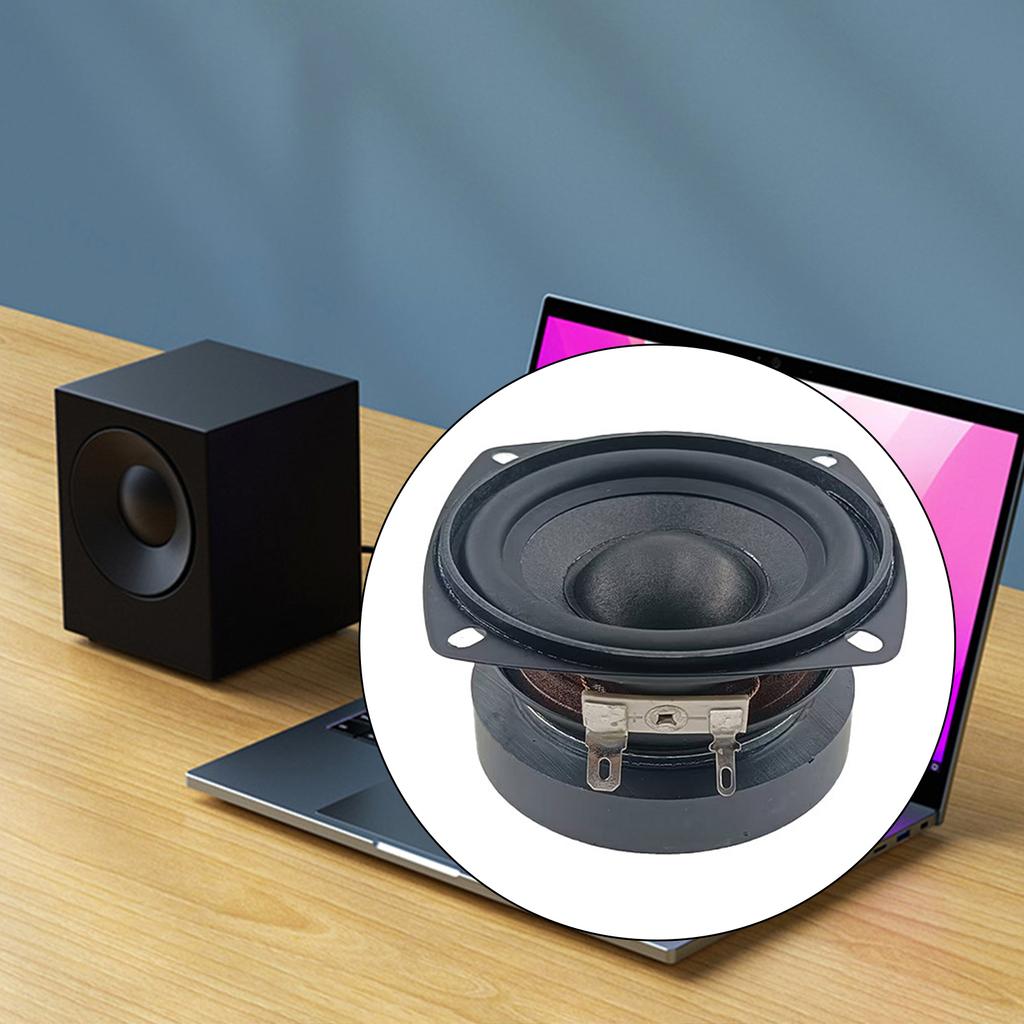 2Pcs 78mm Speakers 3Inch Full Frequency 4Ohm 15W Loudspeaker DIY Bass Sound For Home Theaters Loudspeakers