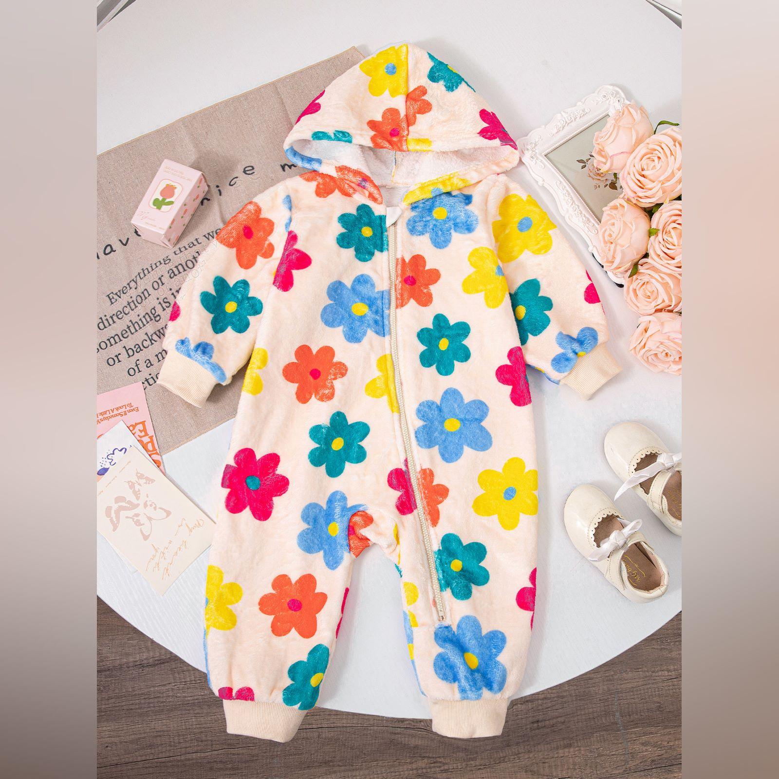 

Детский мультяшный ромпер 3 бежевый