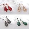 Fashion Alloy Water Drop Earrings For Women With Retro Luxe Design For Dinner Parties