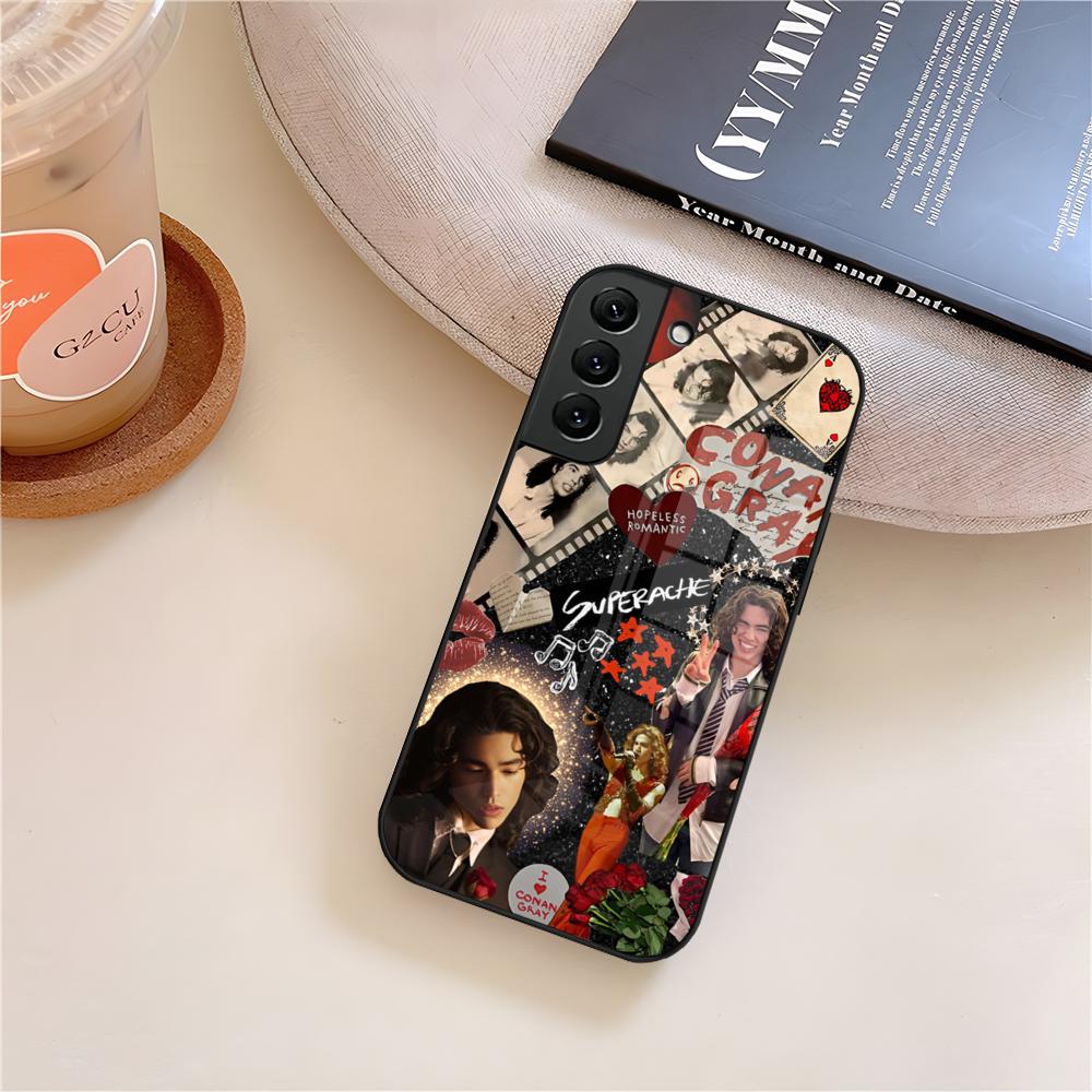 Конан Грей Певец Superache Чехол для телефона Стекло Для Samsung Galaxy S26 S25 S21 S22 S24 S23 S20 Ultra Fe Plus A16 A24 A55 A53 Чехол Galaxy S25 Ultra