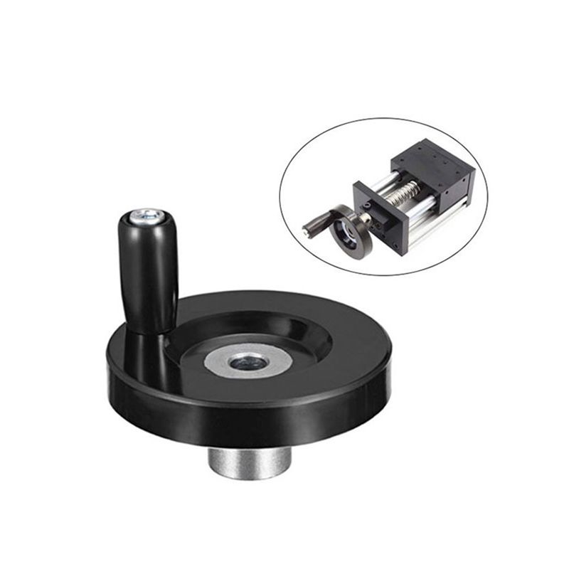 ABBY-Milling Machine Hand Wheel 63Mm Diameter 8Mm Hole Revolving Handle For Precision Adjustments