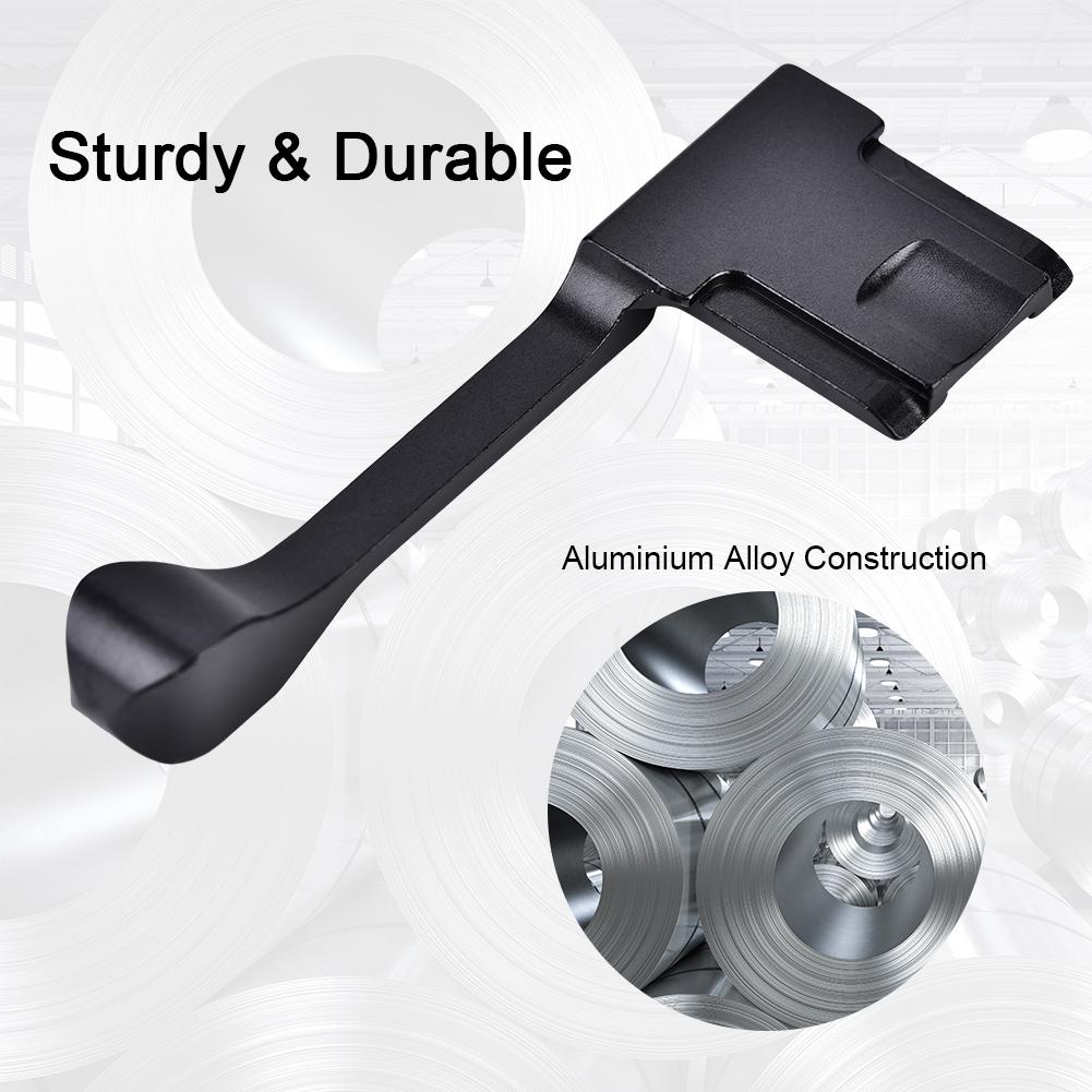 Aluminium Alloy Black Camera Grip Long Handle Accessory for Fujifilm (Black)