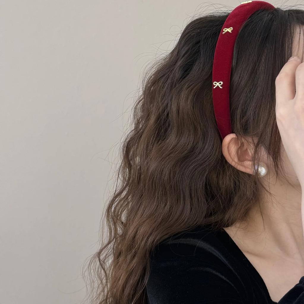 Hair accessories for women girl headbands korean band vintage bow popular leading fashion hoop washing adults kpop new in