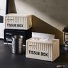 Minimalist Paper Towel Case Rectangle Paper Container Light Luxury Napkin Holder  Home Decoration