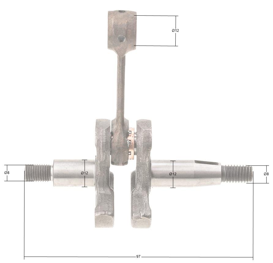 Wał Korbowy Cedrus Dmuchawa Dm03
