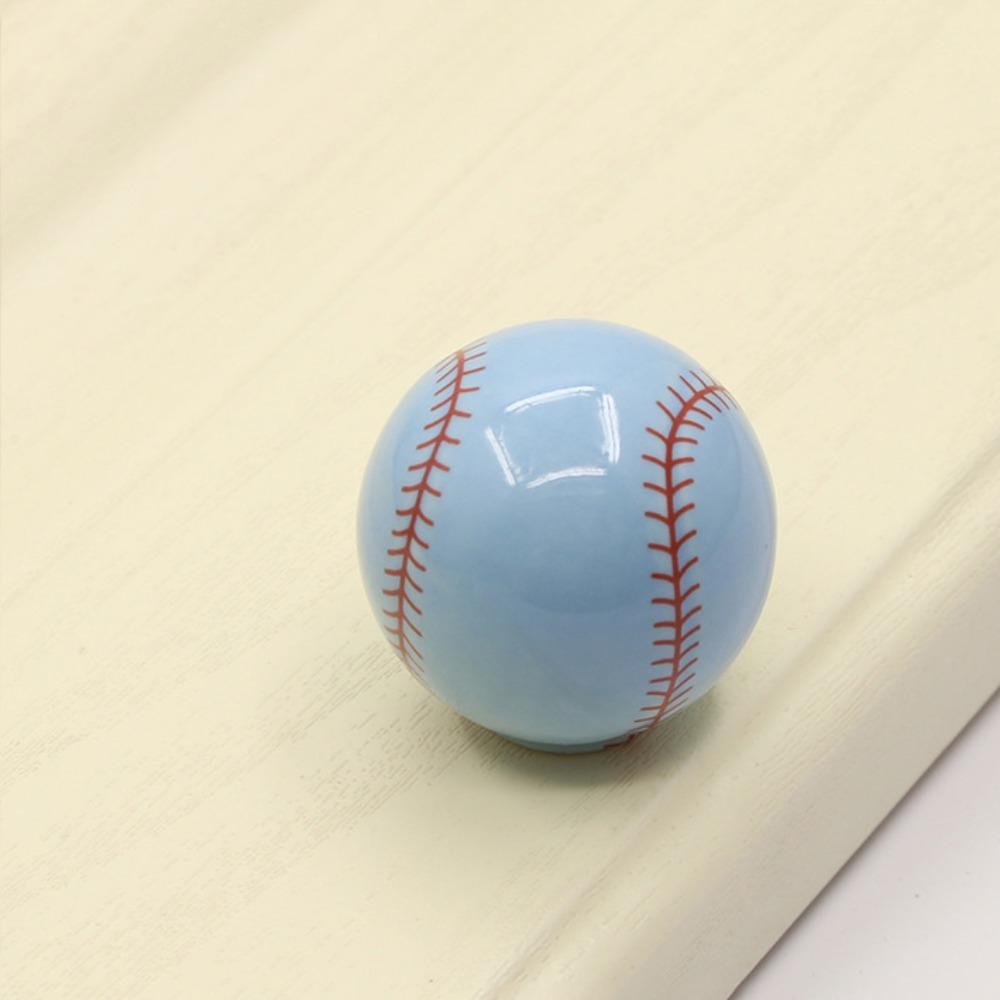 Cute Style Child Cabinet Knobs Football Shape Basketball Shape Cabinet Door Handle Novelty Single-hole Drawer Knobs Kids Room