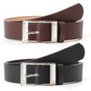 Elegant Faux Leather Belt With Alloy Pin Buckle For Business And Casual Attire