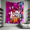 Diddl Wall Tapestry Aesthetic Wall Hanging Printed Fabric Blanket Decorative Tapestries for Bedroom Living Room Home Decor