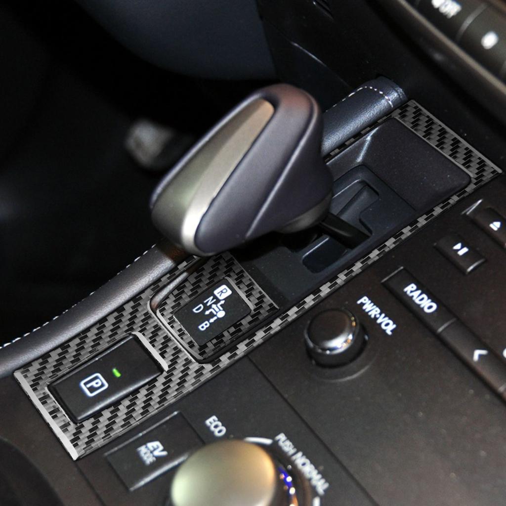 Para Lexus CT 200h 2011 2012 2013 2014 2015 2016 2017 Accesorios Fibra de Carbono Interior Embellecedor Panel de Cambios Pegatina