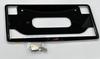 Toyota Genuine GR Logo License Plate Piano Part Number Part Frame, Black, 08407-18000