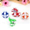 2Pcs/Set Creative Magic Snake Shape Toy Game 3D Cube Puzzle Twist Puzzle ToyS Gift Random Color