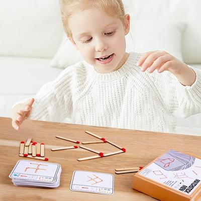 Matches Puzzles Toys DIY Math Board Game Thinking Match Logic Training Educational Toys for Kids Birthday Gift