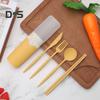 1 sada Příborové hůlky Potravinářské prachotěsná pšeničná sláma Venkovní sada nádobí pro studenty