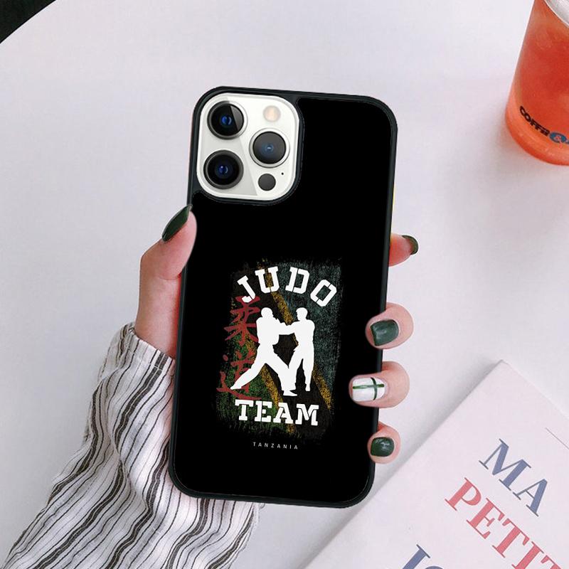 Japanese Martial Arts Judo Phone Case For iPhone 17 Air 14 13 12 16Pro Max 15  Plus Cover Shell Max coque