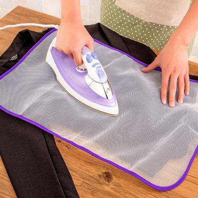 Bügelunterlage Hochtemperaturbeständig Hitzebeständig Bügeltuch Kleidungsschutzunterlage Zufällige Farbe Zuhause Mesh Bügelbrett