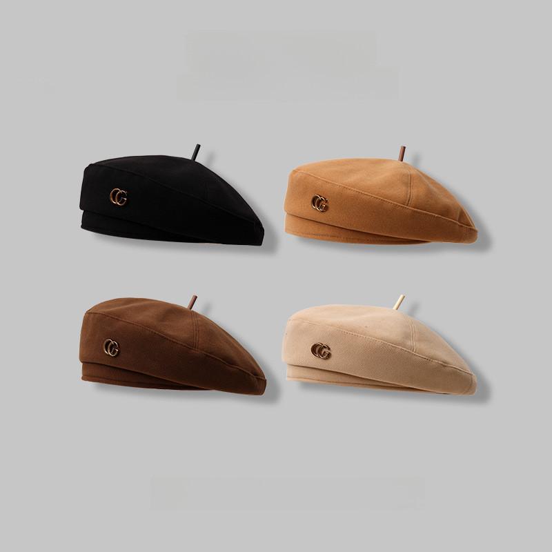 Beret Woolen Stylish For Women Autumn Winter Classic Korean Hat Style
