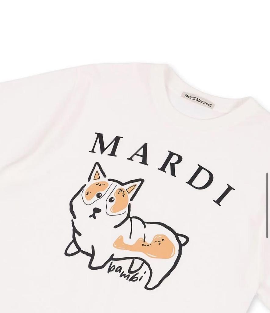 Korean Christmas Limited Edition Corgi Puppy Loose Casual Round Neck Top