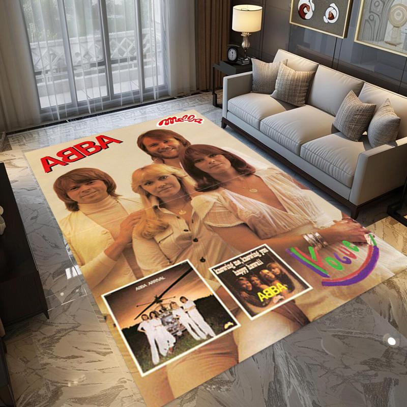ABBA Ikonisches Musik-Erbe Teppichbodenmatten Wohnzimmer- und Schlafzimmer-Matten Badezimmer-Matte Kunst Mode