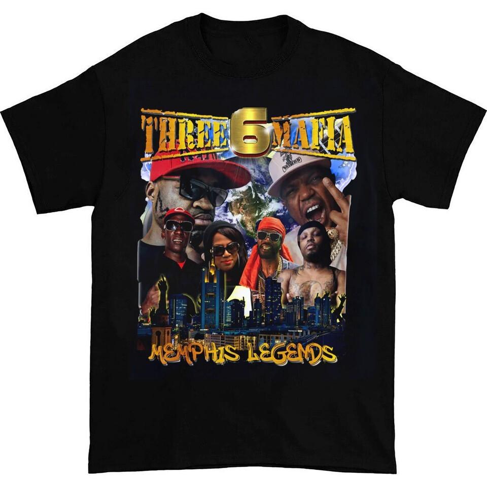 Collection Three 6 Mafia Band Gift For Fan S to 5XL T-shirt GC2010 XL