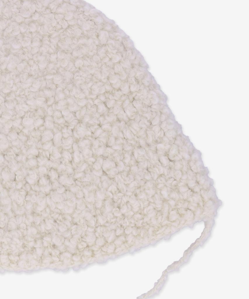Beleuso Boucle Alpaca Hat Bucket Hat - Ivory / Vrs24Fwkt022Boucleivory