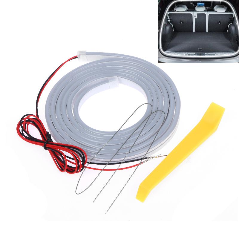 

1 Set Ultra-Bright Car Trunk Led Car Interior Decorative Lamp Strip Sensor Tail Box Light Strip Automatic Atmosphere Light