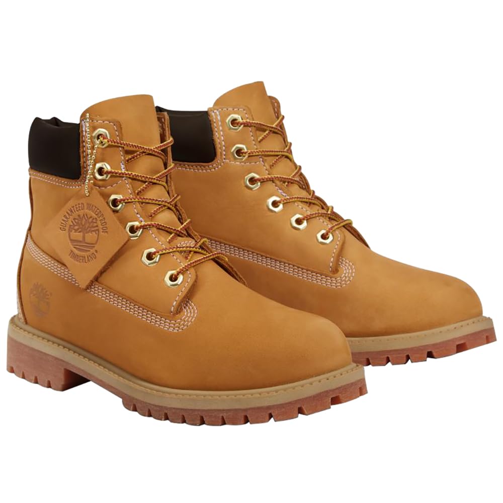 Timberland Classic Junior Premium Waterproof Size TB1129097131 6-inch Boots, Unisex, Wheat, 6.0 (JP/24.0cm),