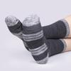 [YUEDGE] Men's Sports Socks, Thick, Cushioned, for Hiking and Trekking, Breathable, Sweat-Absorbing, Odor-Resistant, Premium Cotton, 5-Pair Set, Size