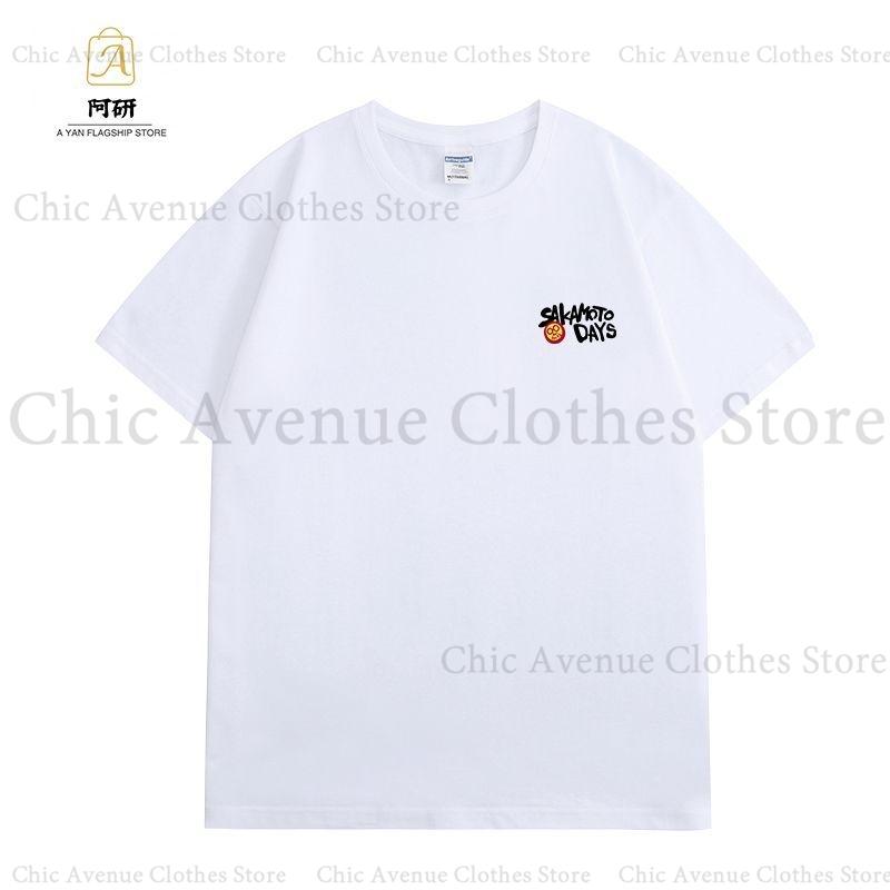 

Anime SAKAMOTO DAYS Series Print Tshirt Casual Summer Tee Short Sleeve Tops Daily Clothes for Unisex Women Oneck Pullovers M