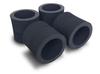 Kawada Mokei P Rubber Rear Tires, 25 Degrees, Pack of 4, D1R525