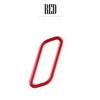 For Hyundai KONA SX2 LHD Red Interior Trim  Window Button/Door Bowl Cover/Front Water Cup Holder/Steering Wheel Decoration