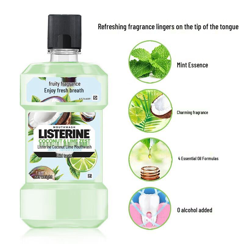 LISTERINE Coconut Lime Mouthwash 500ml