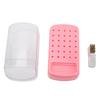 30 Holes Nail Drill Bit Holder Cleaning Brush Case Dsut Proof Stand Display Storage Manicure Tools
